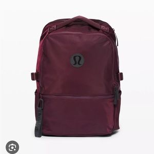 Lulu Lemon Maroon backpack